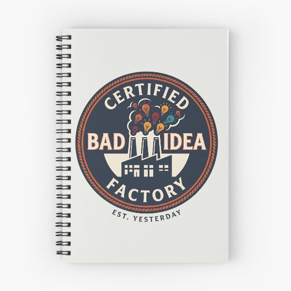 Item preview, Certified Bad Idea Factory Vintage Funny designed and sold by Zazz Lee.