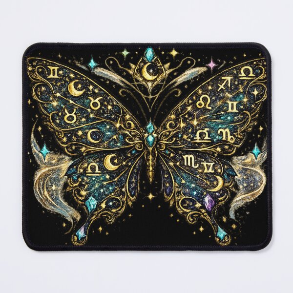 Item preview, Celestial Zodiac Butterfly | Mystic Astrology Moth | Cosmic Moon & Stars | Boho Witch Aesthetic Sticker designed and sold by irfanshikh.