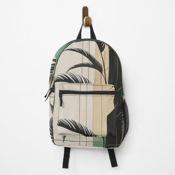 Item preview, Abstract Tropical Art Deco Wallpaper | Luxury Geometric Monstera Design designed and sold by semenol.