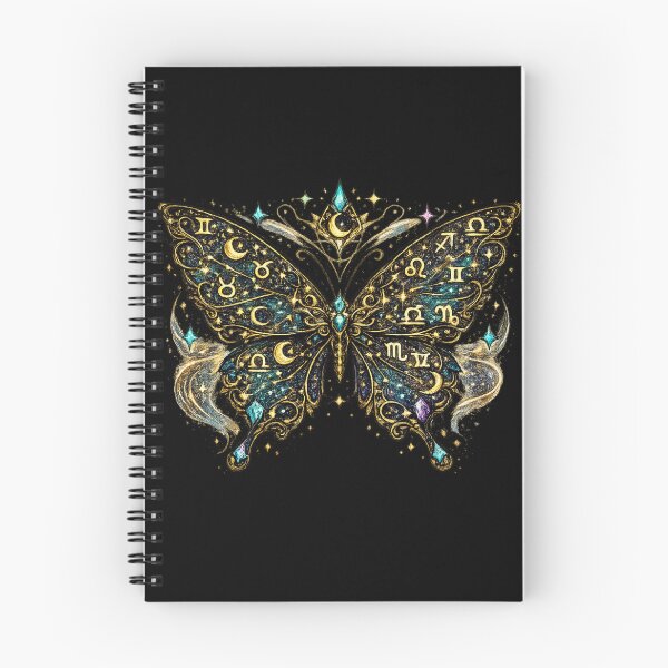 Item preview, Celestial Zodiac Butterfly | Mystic Astrology Moth | Cosmic Moon & Stars | Boho Witch Aesthetic Sticker designed and sold by irfanshikh.