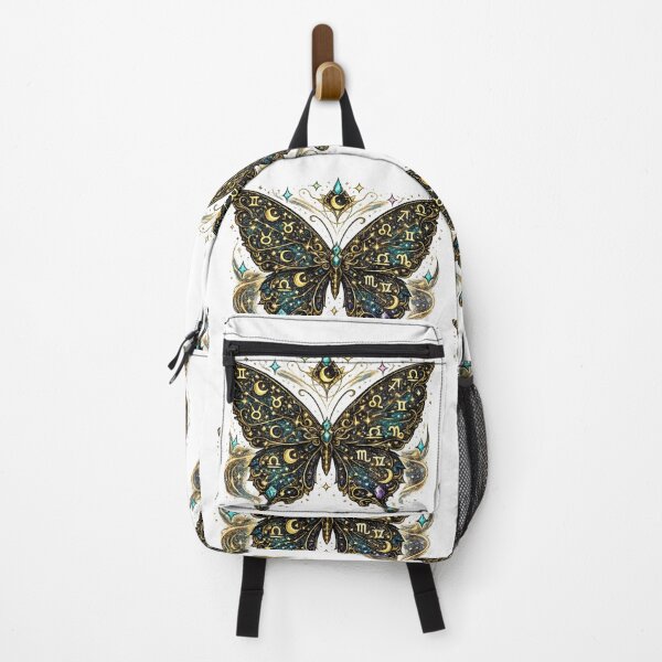 Item preview, Celestial Zodiac Butterfly | Mystic Astrology Moth | Cosmic Moon & Stars | Boho Witch Aesthetic Sticker designed and sold by irfanshikh.