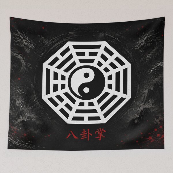Item preview, Traditional Baguazhang Yin Yang Symbol | Eight Trigrams Martial Arts designed and sold by Fei Long Design Hub.