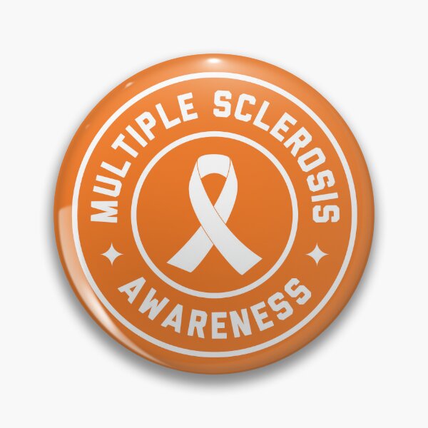 Item preview, Multiple Sclerosis Awareness | Orange Ribbon Warrior | MS Awareness Gift | Stronger Than MS #6 designed and sold by SalahBlt.