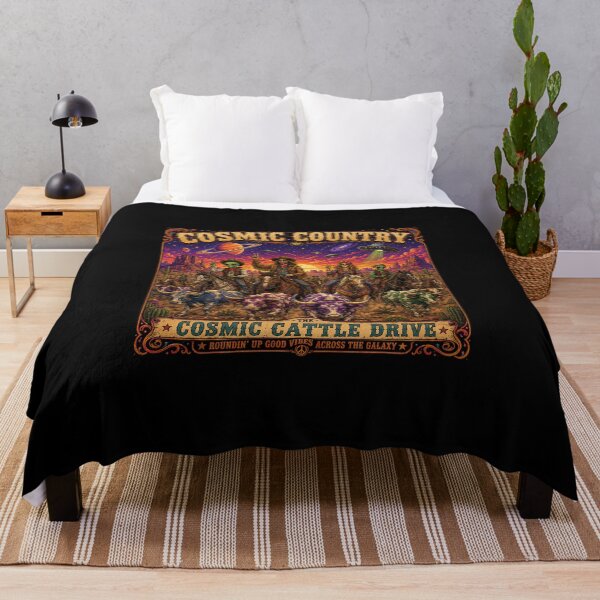 Item preview, Galactic Cattle Drive designed and sold by Cosmic-Chloe.