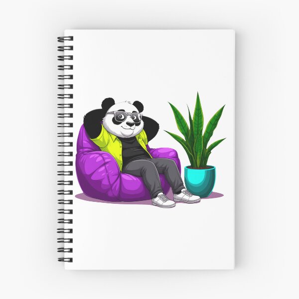Item preview, A panda sitting in a cozy armchair. designed and sold by ANVivid.