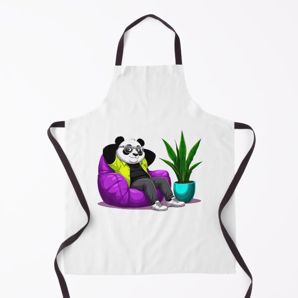 Item preview, A panda sitting in a cozy armchair. designed and sold by ANVivid.