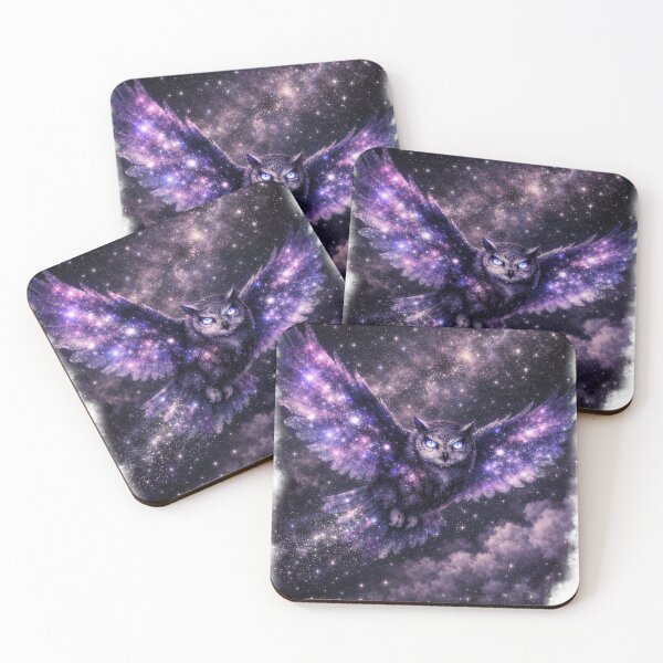 Item preview, NebulaOwl–WatcheroftheInfiniteNight designed and sold by ANNART1602.