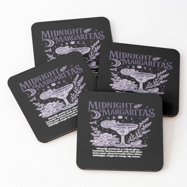 Item preview, Midnight Margaritas for Witchy Cocktail Lovers designed and sold by POD DYNASTY | Original Print On Demand T-Shirt Graphics.