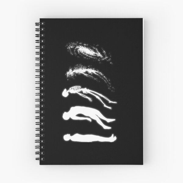 Item preview, Human to Stardust Cosmic Evolution Graphic - Astral Projection & Galaxy Skeleton Art designed and sold by GrimNest.