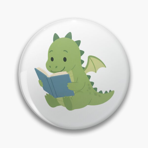 Item preview, Cute Baby Dragon Reading a Book designed and sold by Inka Moon Design.