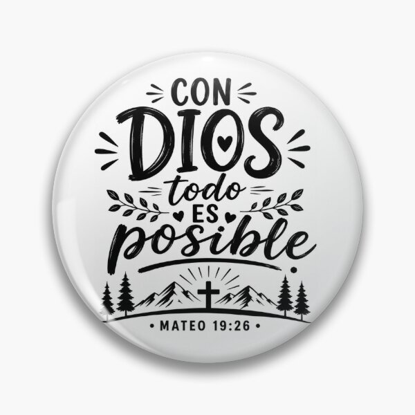 Item preview, With God, all things are possible | Matthew 19:26 | Minimalist Christian Quote | Biblical Design designed and sold by MARSHORY.