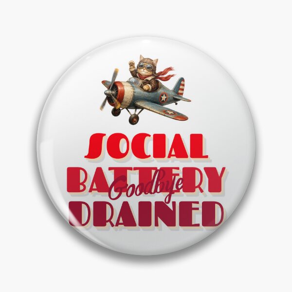 Item preview, Introvert With Low Social Battery designed and sold by Giddy Bear Gifts.