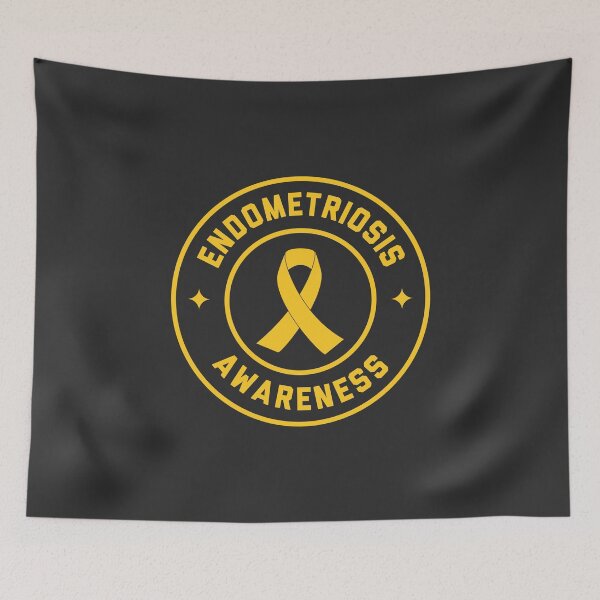Item preview, Endometriosis Awareness Warrior | Yellow Ribbon Endometriosis Support | Endo Strong Gift #6 designed and sold by SalahBlt.
