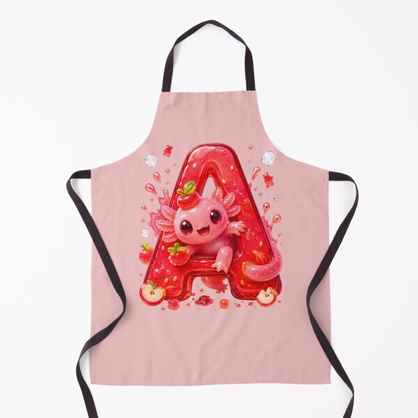 Item preview, Letter A Kawaii Jelly Alphabet | Cute Gummy Apple Mascot Sticker designed and sold by VectorJoy.