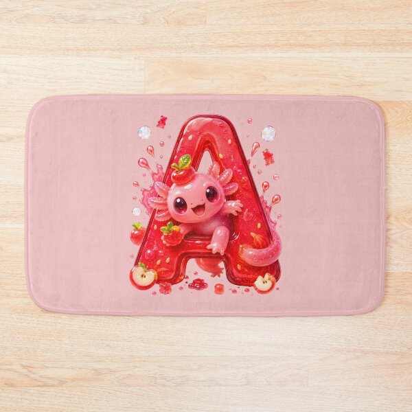 Item preview,  Letter A Kawaii Jelly Alphabet | Cute Gummy Apple Mascot Sticker designed and sold by VectorJoy.