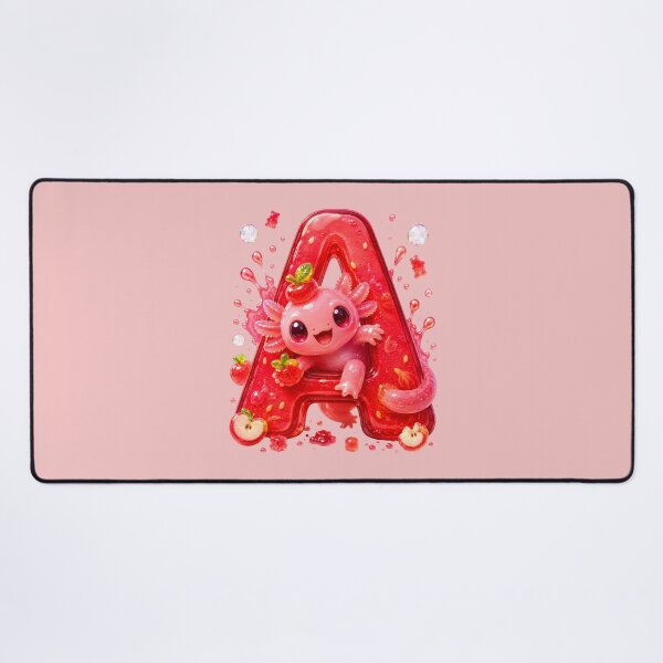 Item preview, Letter A Kawaii Jelly Alphabet | Cute Gummy Apple Mascot Sticker designed and sold by VectorJoy.