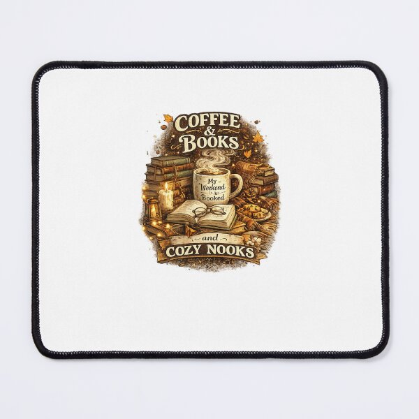 Item preview, Coffee & Books and Cozy Nooks | Book Lover Autumn Aesthetic T-Shirt designed and sold by Norique_7.