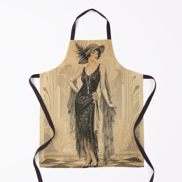 Item preview, Art Deco Flapper Woman designed and sold by MWprint.
