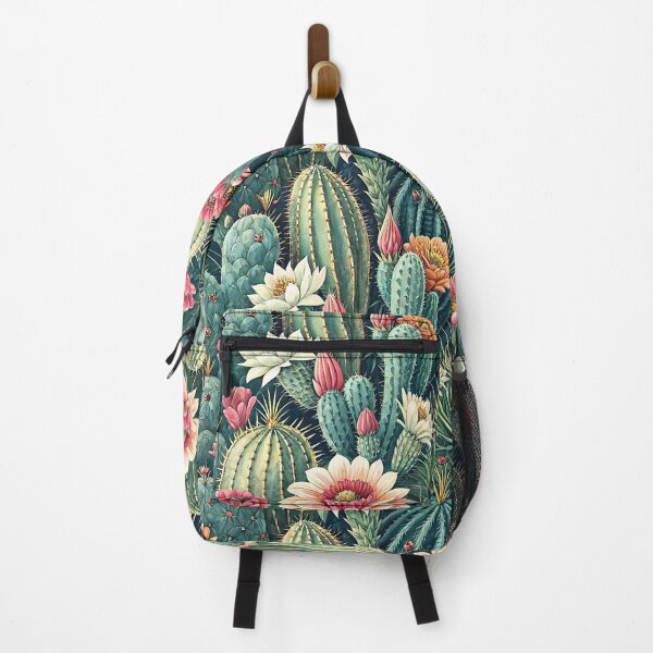 Item preview, Boho Desert Cactus Bloom Pattern designed and sold by Storybook Botanica.