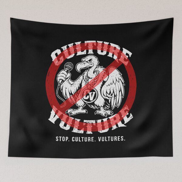Item preview, Stop Culture Vultures Appropriation Art designed and sold by EthosWear.