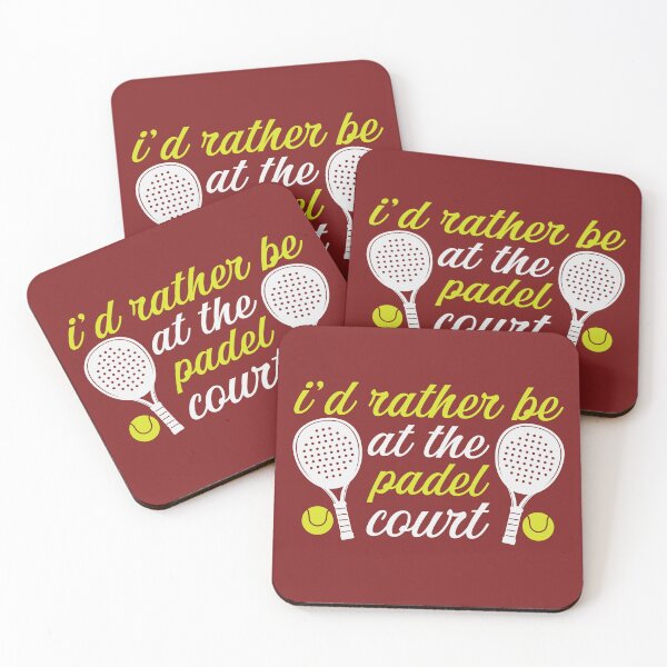Item preview, I`d Rather Be at The Padel Court designed and sold by MalwasBasket.
