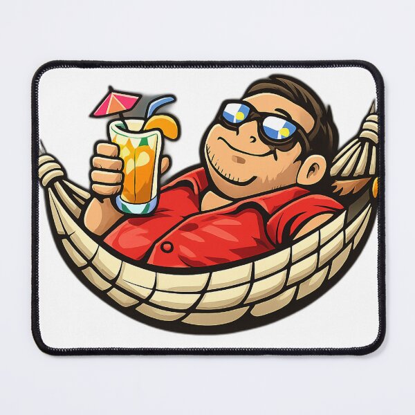 Item preview, Grill master – Confident man at the grill with apron and grill tongs designed and sold by schmollschnute.