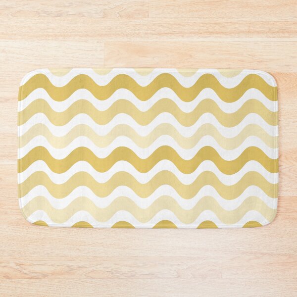 Item preview, 3D Abstract wave pattern- Yellow shade designed and sold by Pattern Petals.