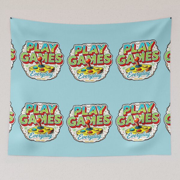 Item preview, Play Games Everyday Since 2001 | Retro Arcade Gamer Design designed and sold by AstronautMerch.