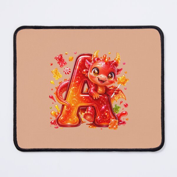Item preview, Letter A Kawaii Jelly Alphabet | Cute Gummy Apple Mascot Sticker designed and sold by VectorJoy.