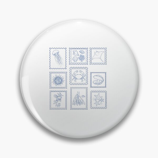 Item preview, Marine Life Stamps designed and sold by Colorful-Garden.