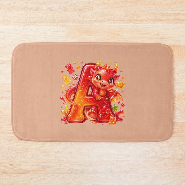 Item preview, Letter A Kawaii Jelly Alphabet | Cute Gummy Apple Mascot Sticker designed and sold by VectorJoy.