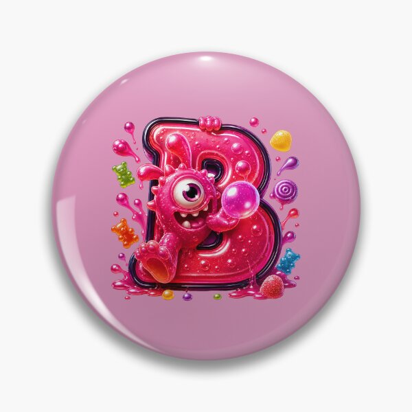 Item preview, Letter B Kawaii Jelly Alphabet | Cute Gummy Apple Mascot Sticker designed and sold by VectorJoy.