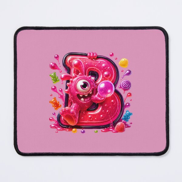Item preview, Letter B Kawaii Jelly Alphabet | Cute Gummy Apple Mascot Sticker designed and sold by VectorJoy.