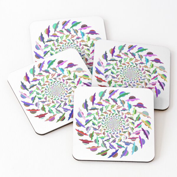 Item preview, UFO Rainbow Spiral designed and sold by The Painted Lamb.