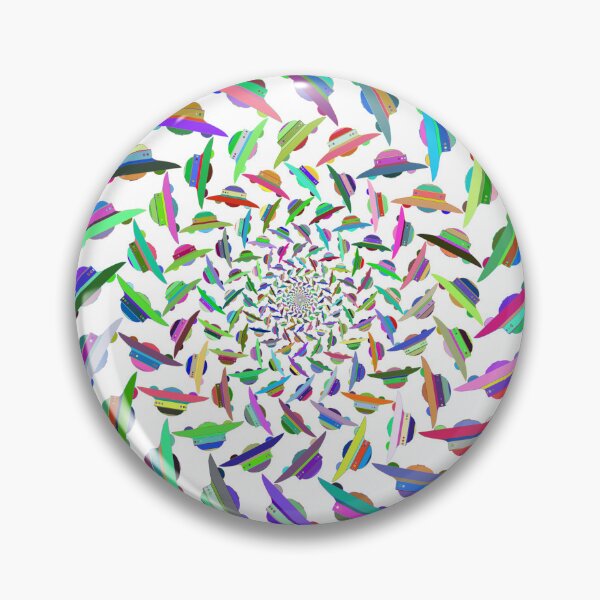 Item preview, UFO Rainbow Spiral designed and sold by The Painted Lamb.
