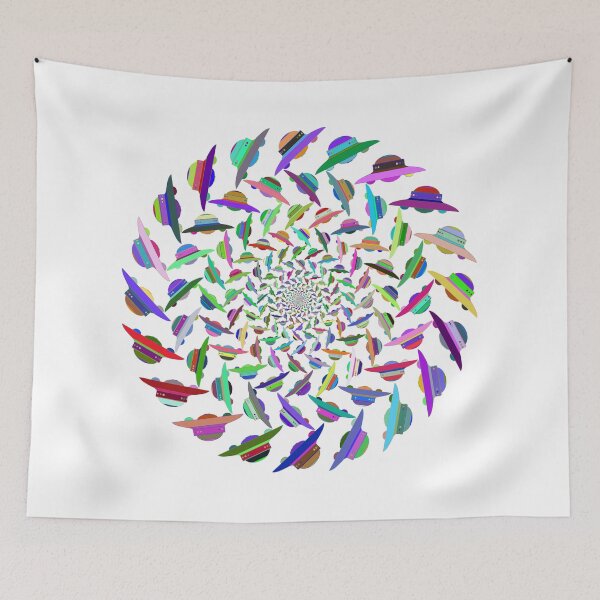 Item preview, UFO Rainbow Spiral designed and sold by The Painted Lamb.