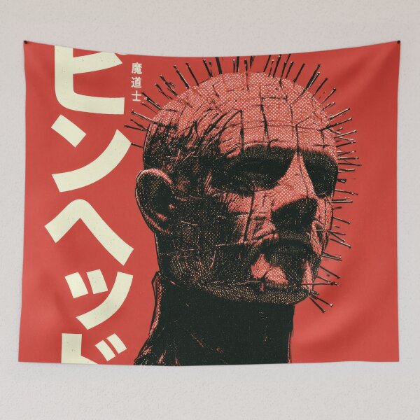 Item preview, Pinhead Duotone Red  designed and sold by AnimeArsenalPrints.