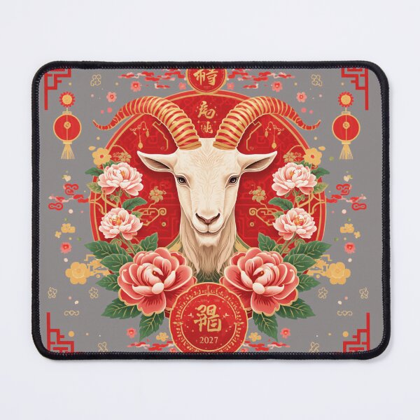 Item preview, Fire Goat 2027 Chinese Zodiac designed and sold by Lucky 777.