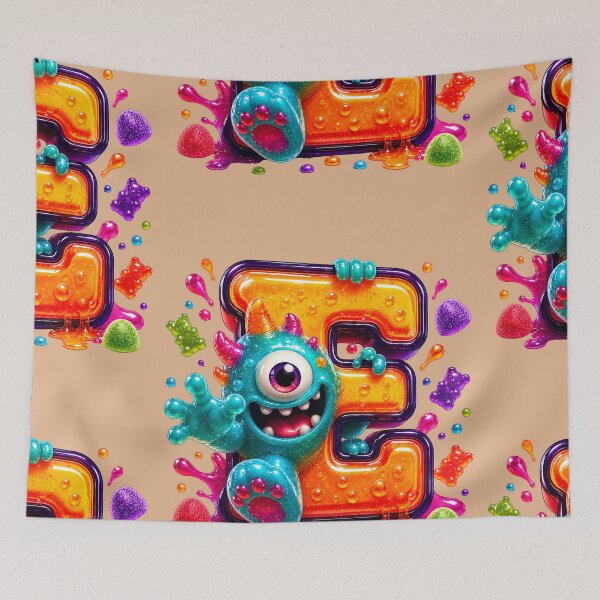 Item preview,  Letter E Kawaii Jelly Alphabet | Cute Gummy Egg Mascot Sticker designed and sold by VectorJoy.
