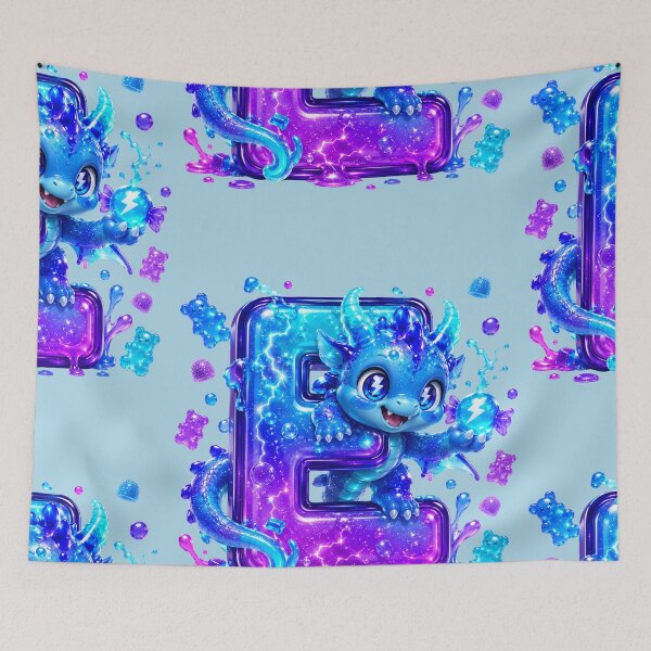 Item preview, Letter E Kawaii Jelly Alphabet | Cute Gummy Egg Mascot Sticker designed and sold by VectorJoy.