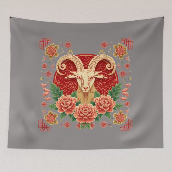 Item preview, Fire Goat 2027 Chinese Zodiac  designed and sold by Lucky 777.