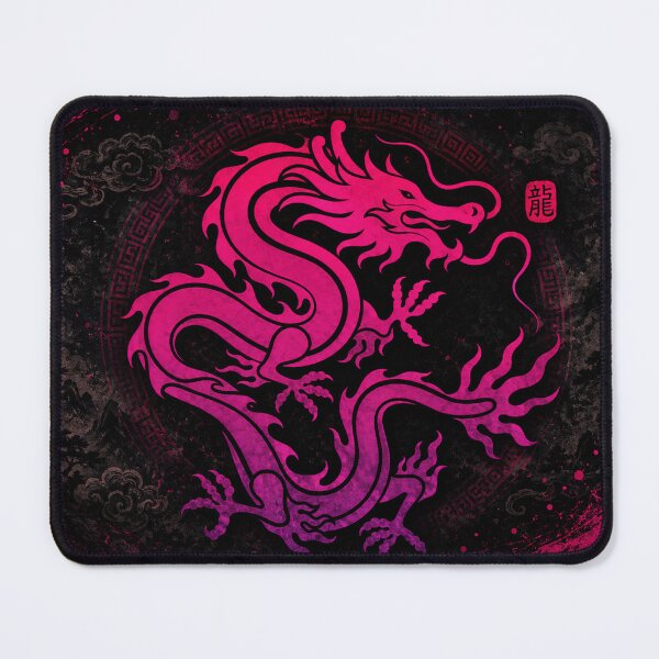 Item preview, Neon Pink Chinese Dragon | Mythical Oriental Dragon designed and sold by Fei Long Design Hub.