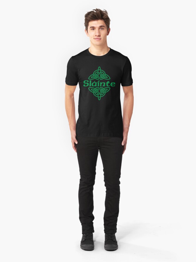 Alternate view of Slainte! Slim Fit T-Shirt