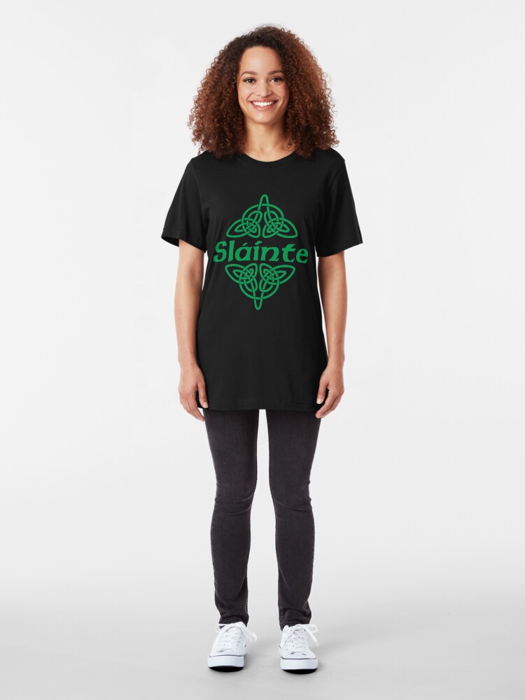 Alternate view of Slainte! Slim Fit T-Shirt