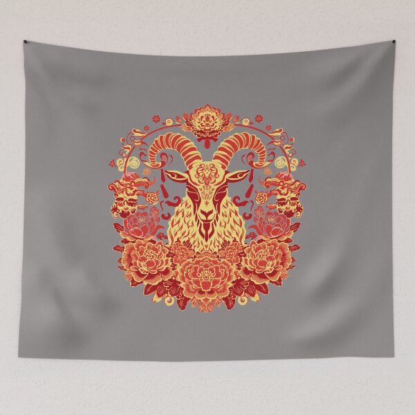 Item preview, Fire Goat 2027 Chinese Zodiac  designed and sold by Lucky 777.