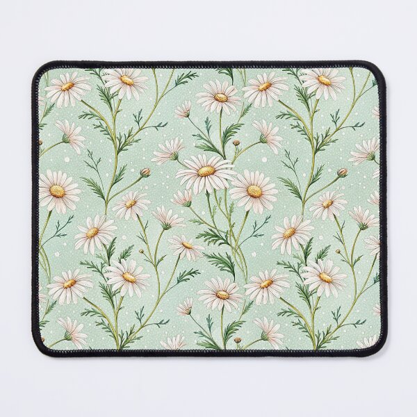 Item preview, Soft Cottagecore Daisy Meadow Pattern designed and sold by Storybook Botanica.