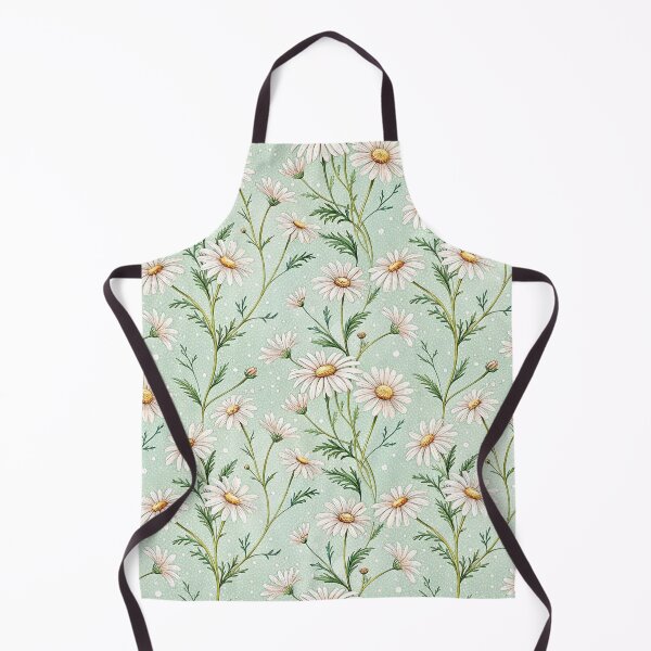 Item preview, Soft Cottagecore Daisy Meadow Pattern designed and sold by Storybook Botanica.
