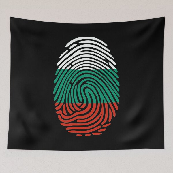 Item preview, Bulgaria Flag Fingerprint Identity | Bulgarian DNA Heritage Graphic designed and sold by NTGUILTY.
