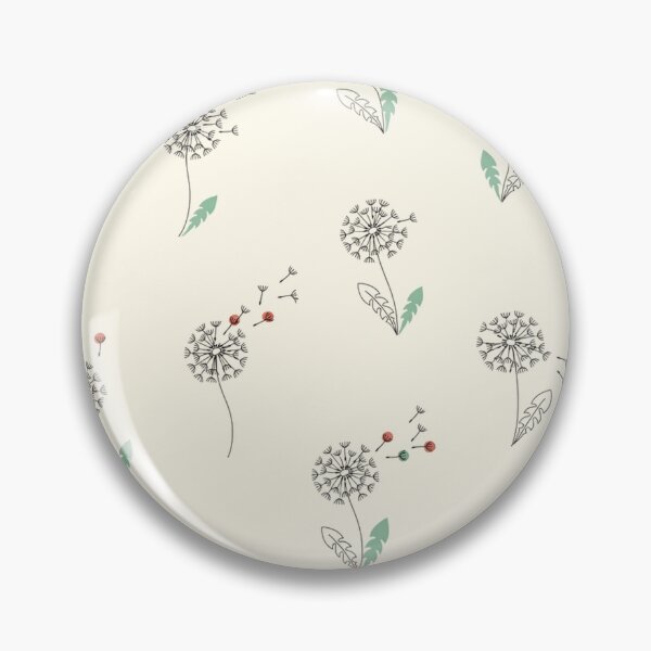 Item preview, Floating Dandelion Seeds Pattern | Minimalist Nature Illustration designed and sold by NuvoraNest.