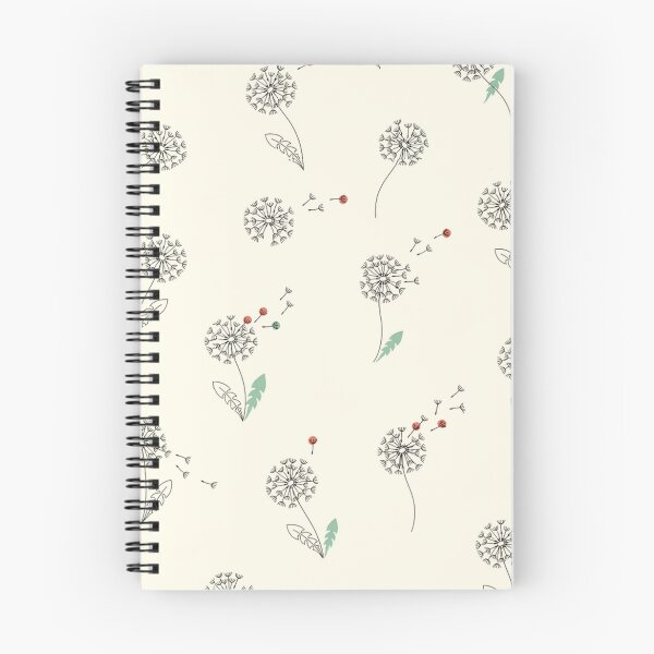 Item preview, Floating Dandelion Seeds Pattern | Minimalist Nature Illustration designed and sold by NuvoraNest.
